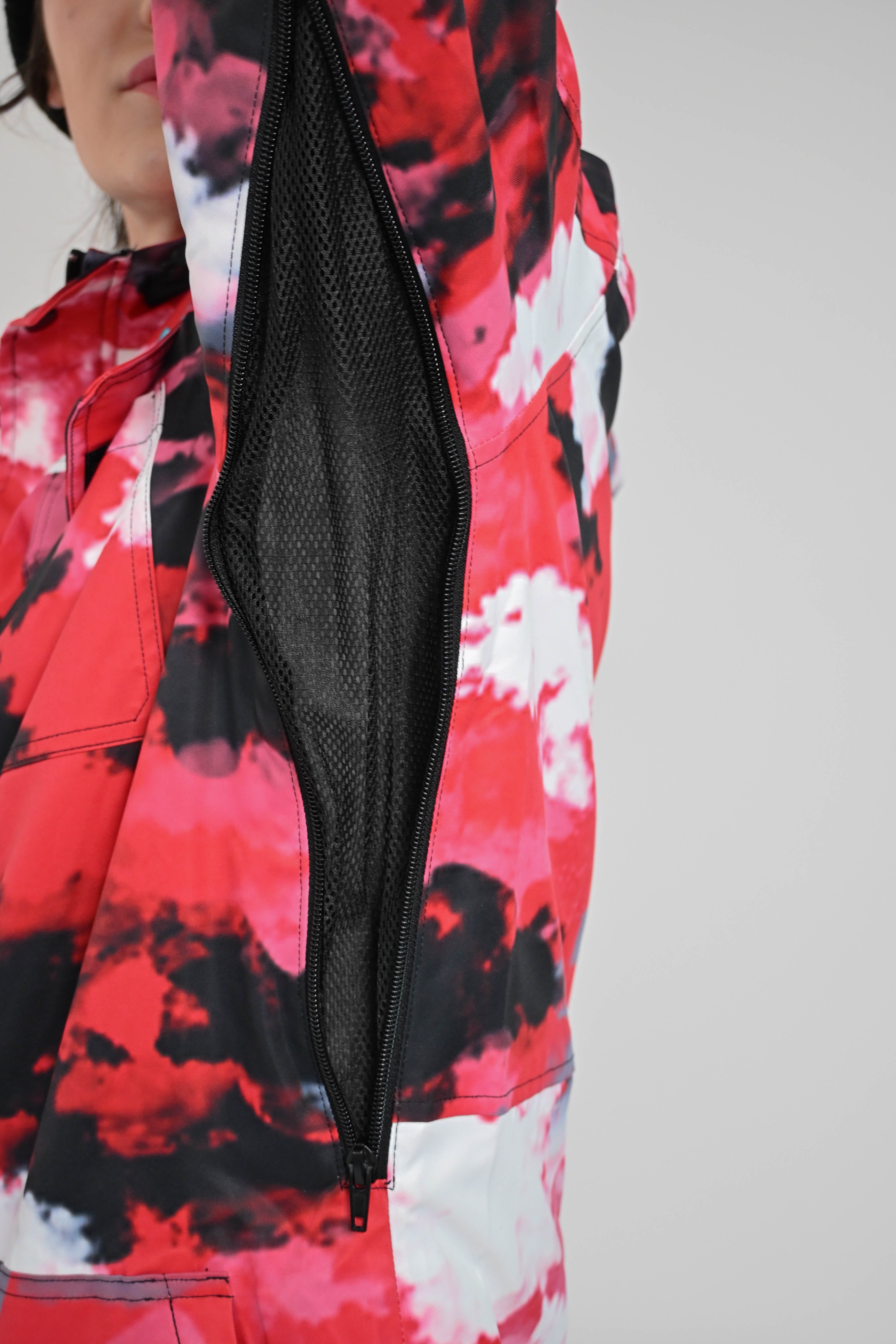 Red Camo Insulated Jacket Women