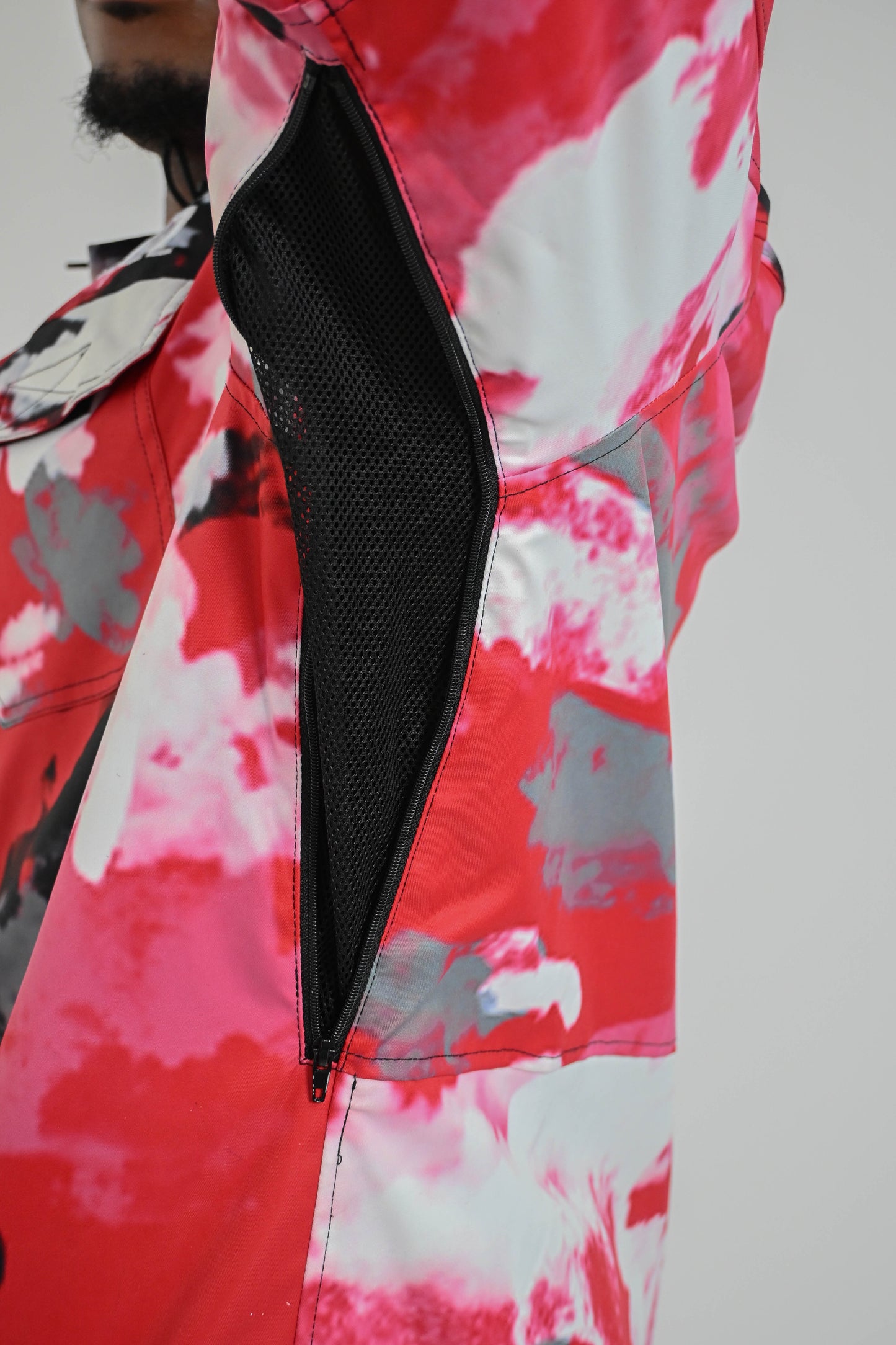 Red Camo Insulated Jacket Men